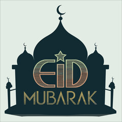 Eid Mubarak vector