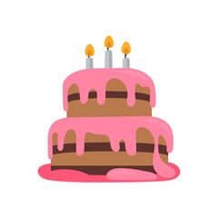 Birthday, Holidays Vector Illustration