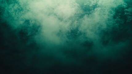 Fototapeta premium Green smoke, dark background, abstract texture