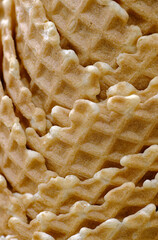 Lots of empty ice cream cones