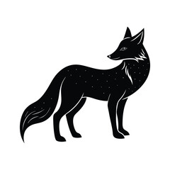 vector illustration of a fox