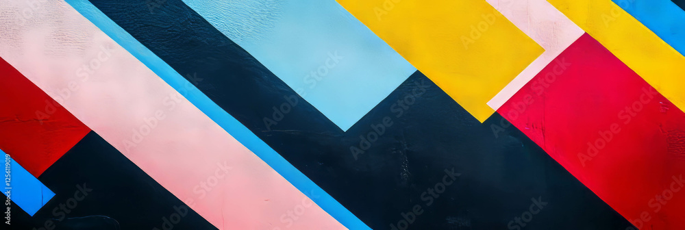 Leinwandbilder dynamic diagonal lines and geometric patterns create a vibrant background for design projects