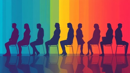 Illustration of the 20-20-20 Rule for Eye Health