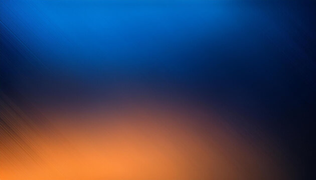 dark blue and orange gradient abstract background banner with blur