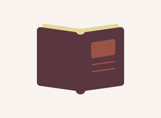 Illustration of an Stack of Books Open