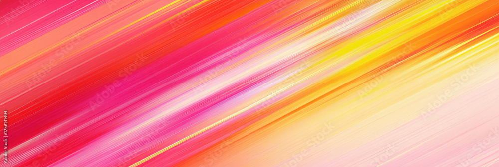 Poster vibrant abstract lines creating an impression of speed and motion in bright colors