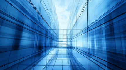 Obraz premium corporate blue background 