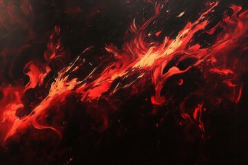 dynamic crimson smoke tendrils swirling against black background, creating elegant abstract forms with dramatic lighting