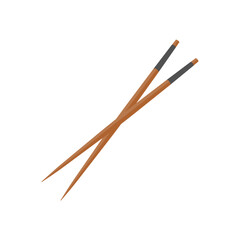Chopstick, Kitchen Vector Illustration Isolated