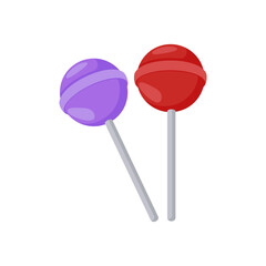 Lollipop, Sweets Vector Illustration Isolated