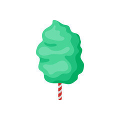 Cotton Candy, Sweets Vector Illustration Isolated