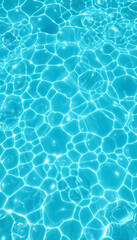 Fototapeta premium Clear water surface, isometry. with white shades