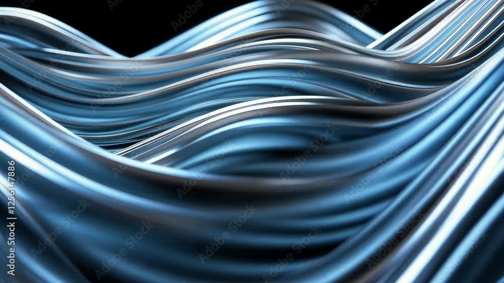 Poster the shimmering strands undulate gracefully, creating an enchanting visual experience that captivates