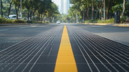 Smart Roads with Embedded Solar Panels for Wireless EV Charging