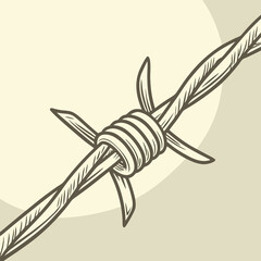 a twisted metallic rod