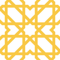 Arabic geometric seamless pattern suitable for textured backgrounds, Islamic themes