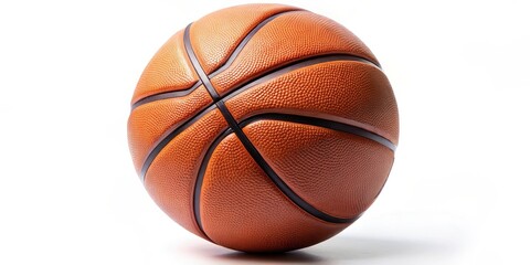 Obraz premium Basketball on White Background