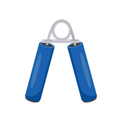 Hand Gripper, Fitness Flat Vector Illustration Isolated