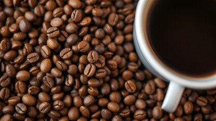 Fototapeta premium Roasted Coffee Beans