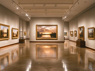 Serene Sunset Gallery: A Masterpiece of Tranquility
