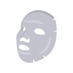 Facial Mask, Beauty and Spa Vector isolated Illustration