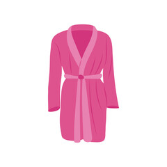 Bathrobe, Beauty and Spa Vector isolated Illustration