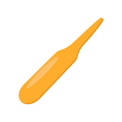 Wooden Wax Stick, Beauty and Spa Vector isolated Illustration