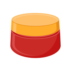 Cream Jar, Beauty and Spa Vector isolated Illustration
