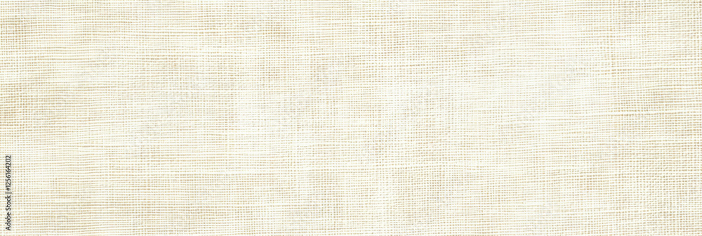 Aufkleber light cream cotton fabric with a soft texture on a bright background for design projects