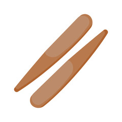 Massager Stick flat vector illustration isolated