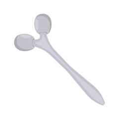 Metal Roller flat vector illustration isolated