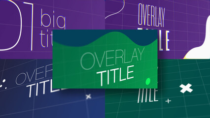 3D Corporate Slideshow | 3D Motion Titles with Control Panels