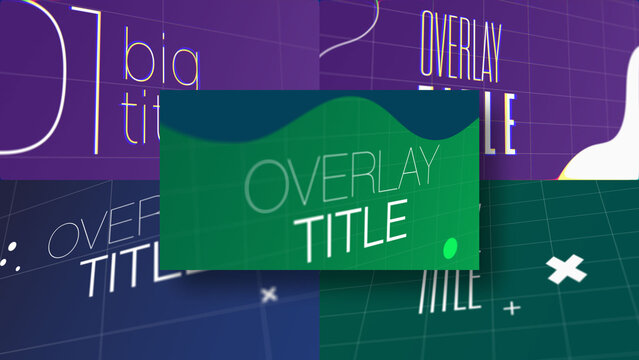 3D Corporate Slideshow | 3D Motion Titles with Control Panels