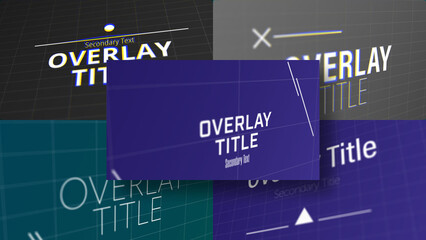 3D Professional Presentation Titles | 3D Motion Titles with Control Panels