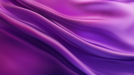 Obraz premium Purple Silk Drape: Luxurious folds of deep purple silk create a captivating abstract image, showcasing the rich texture and subtle color gradients of the fabric.