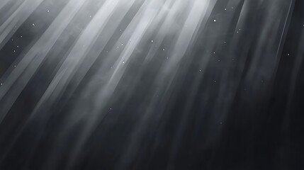 Light rays, dark background, particles, abstract, design