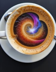 Cosmic Vortex in Espresso Foam