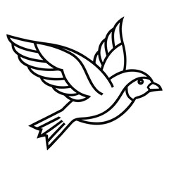 vector illustration of a dove