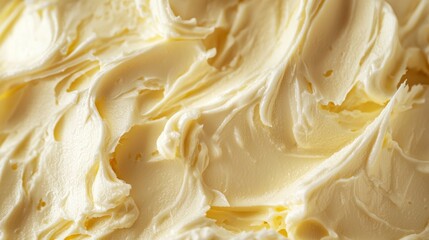 Fresh Creamy Butter Close Up Texture for Baking and Cooking Use