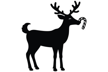 deer silhouette vector