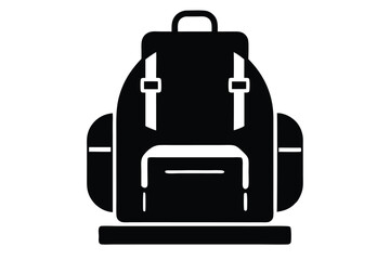 travel bag isolated on white