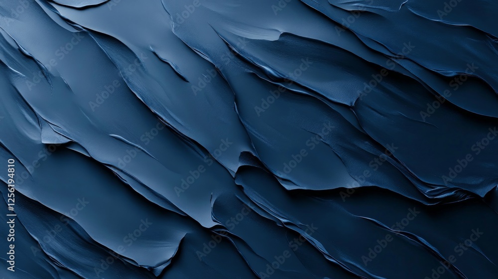 Poster soft blue gradient with a serene water ripple effect enhancing tranquility. generative ai