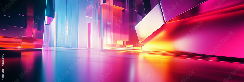 Aufkleber dynamic angles and vibrant colors create an energetic atmosphere of competition