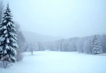 winter scene - Generative AI