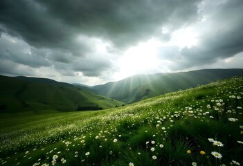 rolling hills - Generative AI