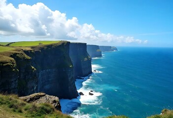 Coastline cliffs - Generative AI