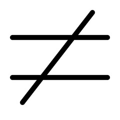 Not-equal