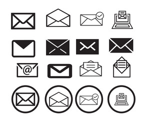 e mail icons, Email icon set , email icon set 