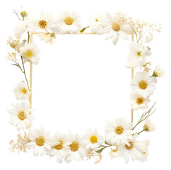 PNG Daisy flower wreath petal.