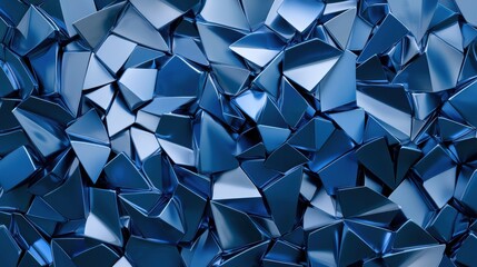 Fototapeta premium A blue background with many small blue pieces
